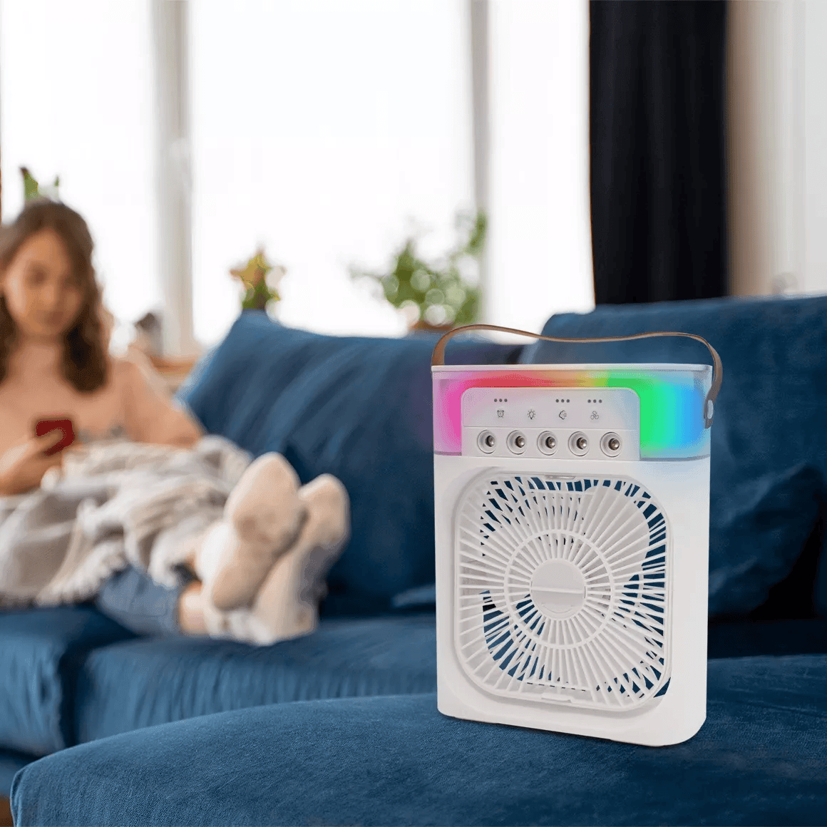 Mini Ventilador De Aire Acondicionado