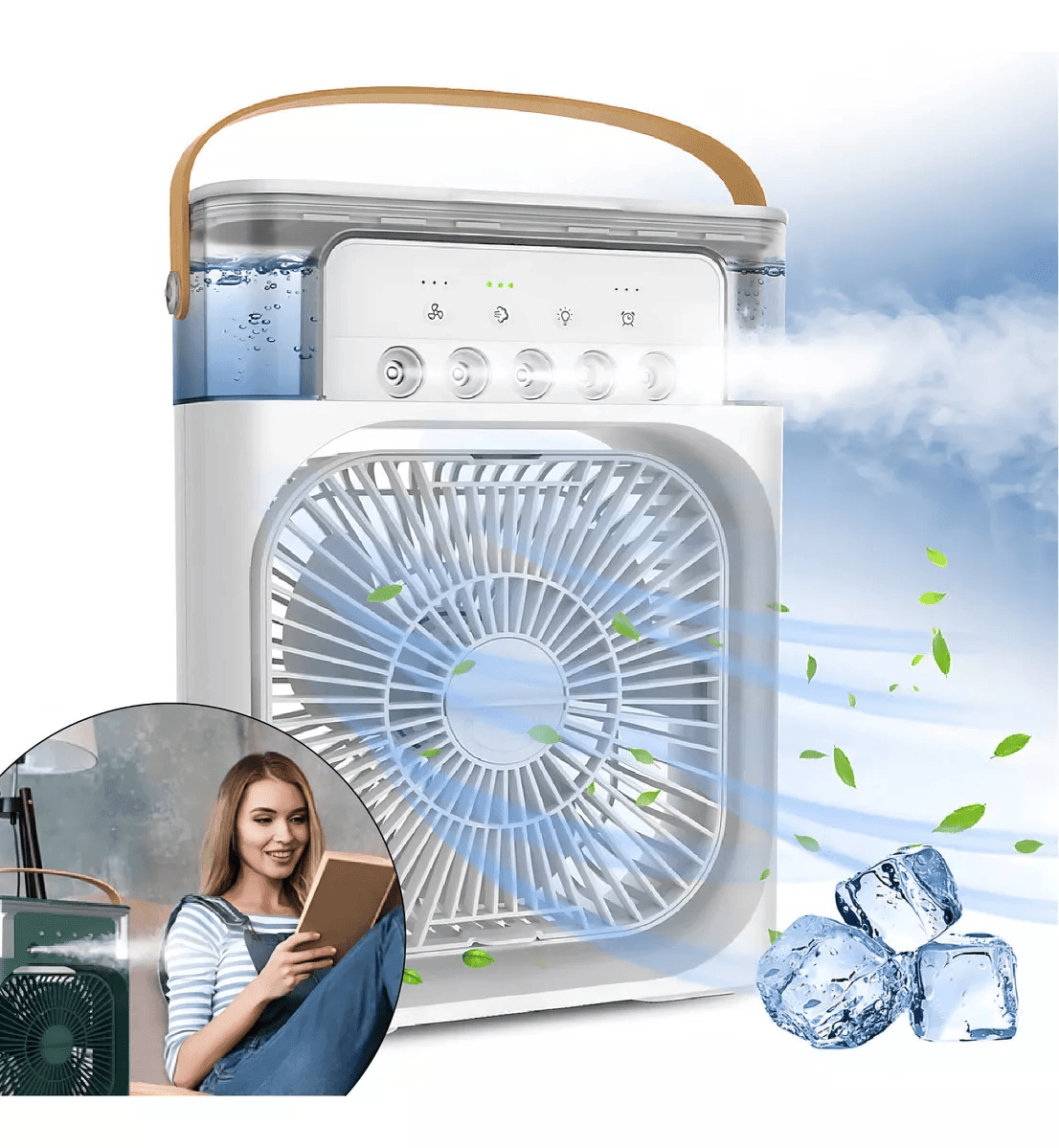 Mini Ventilador De Aire Acondicionado