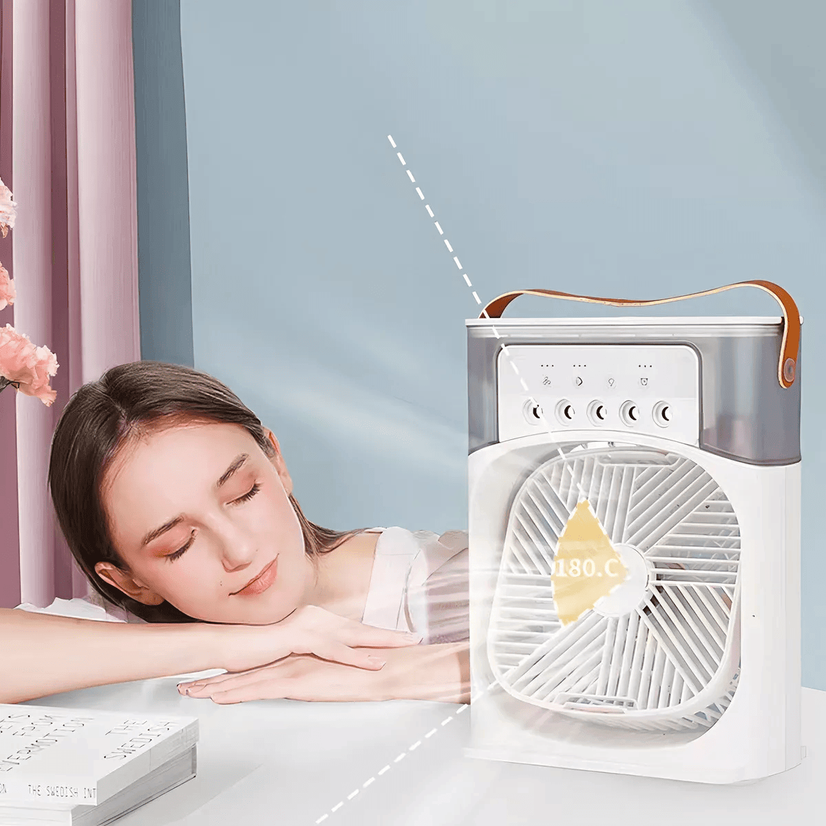 Mini Ventilador De Aire Acondicionado