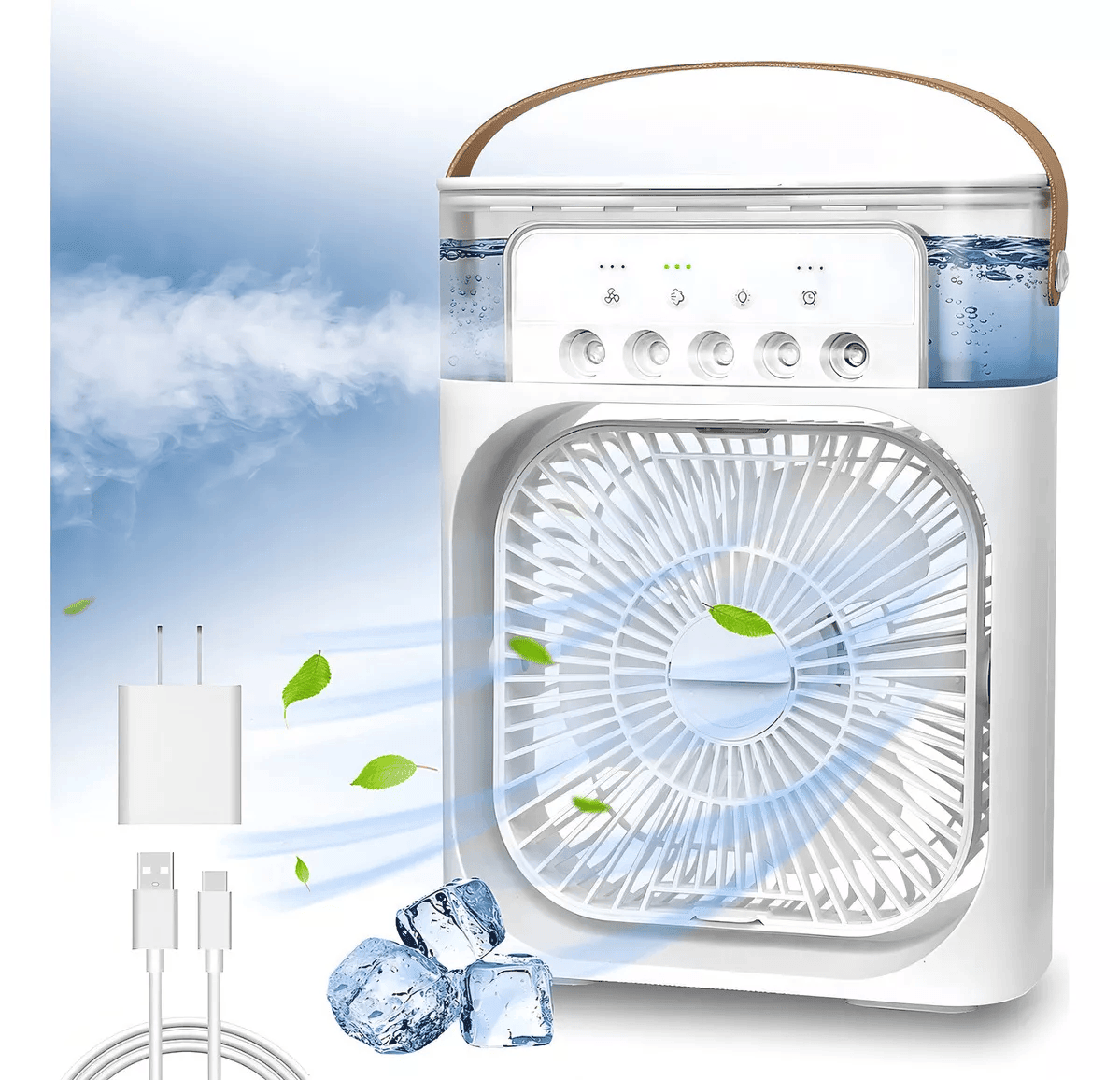 Mini Ventilador De Aire Acondicionado